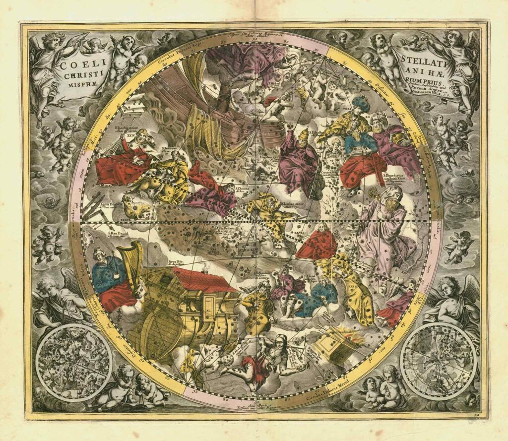 Plate 22: Coeli Stellati Christiani Hemispherium Prius