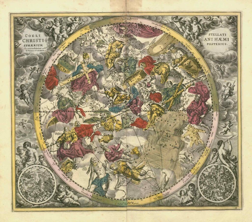 Plate 23: Coeli Stellati Christiani Hemispherium Posterius