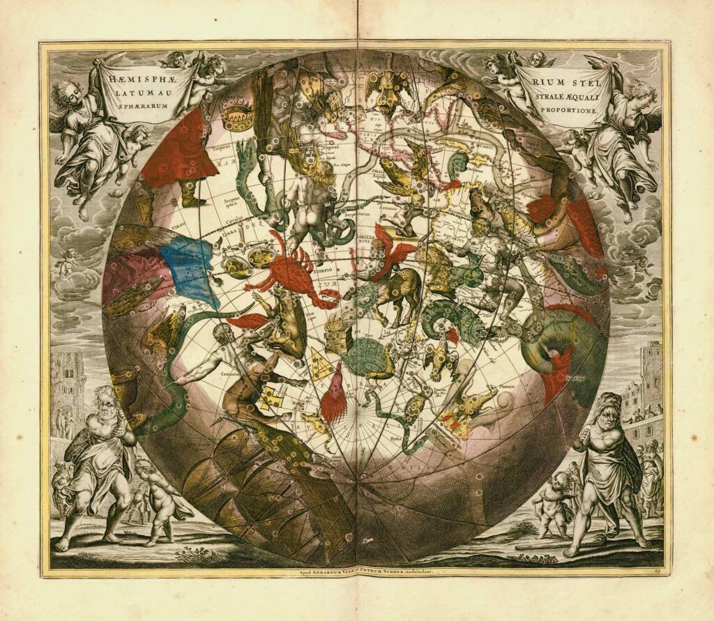 Plate 29: Hemispherium Stellatum Australe Equali Spherarum Proportione