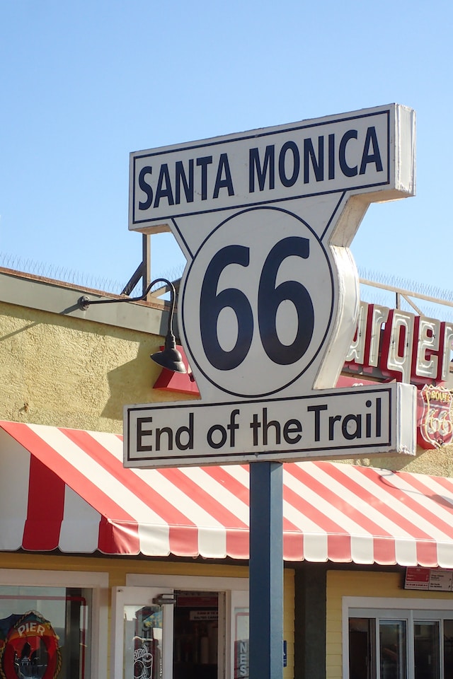 Road Trip Along Route 66 Santa Monica