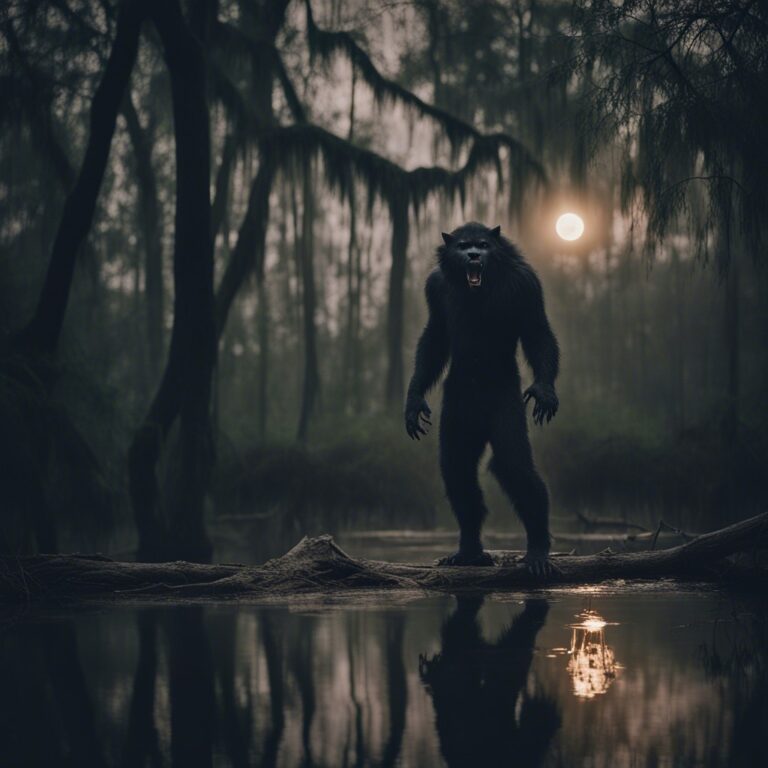 The Rougarou Louisiana Swamp Werewolf