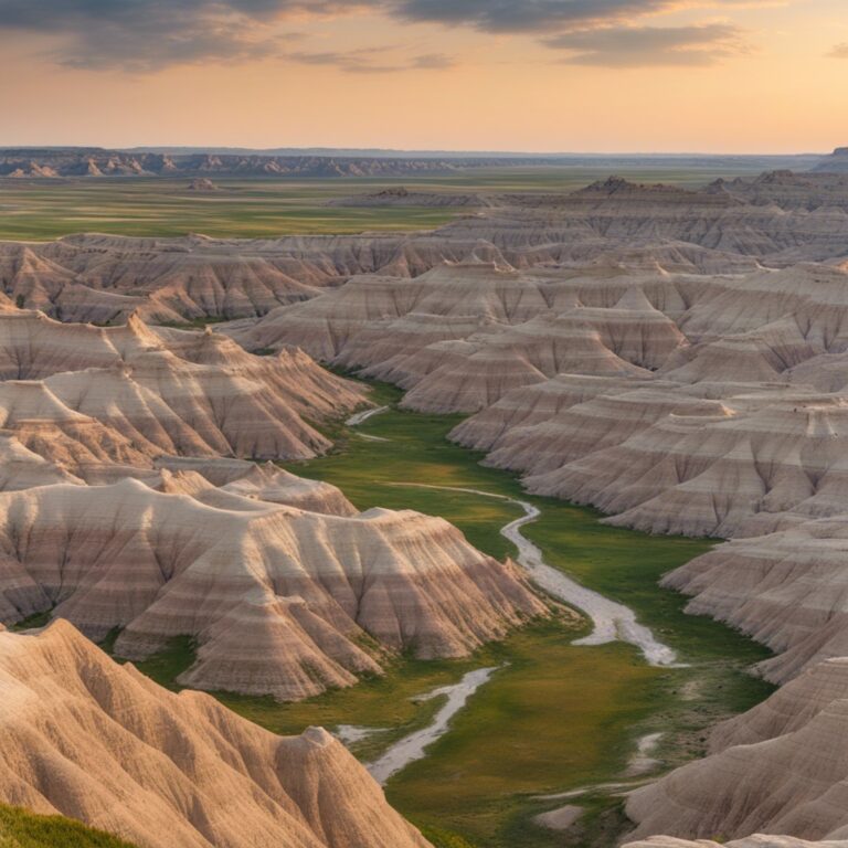 Badlands National Park scenic view