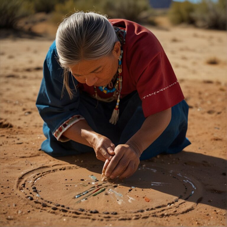 secrets of navajo sand panting southwest usa