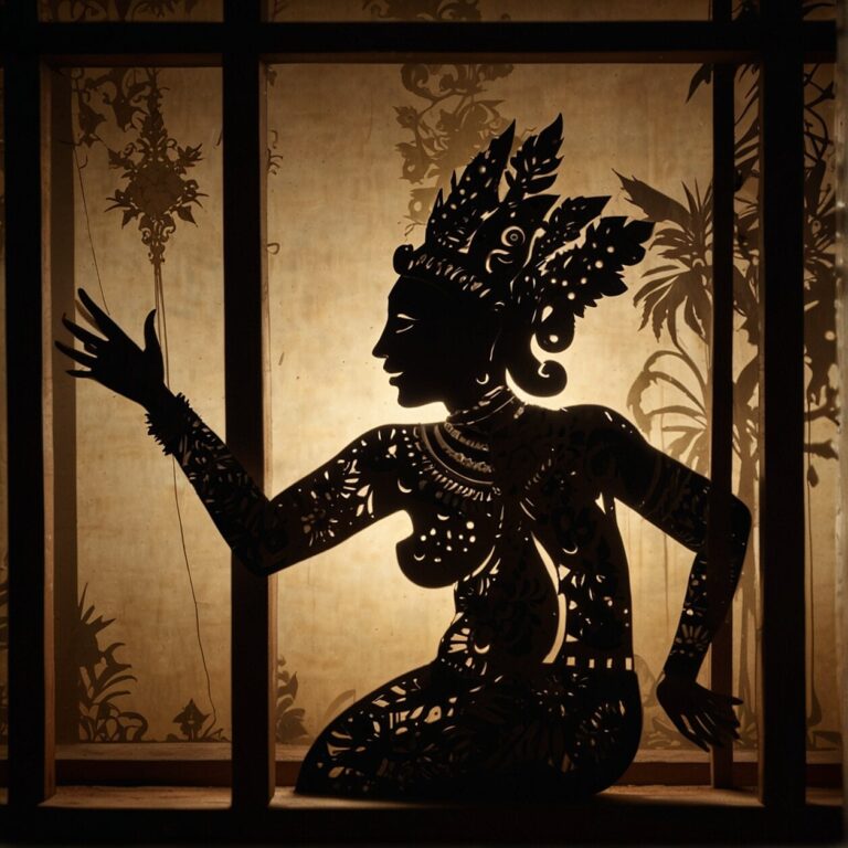 shadow puppet theater bali