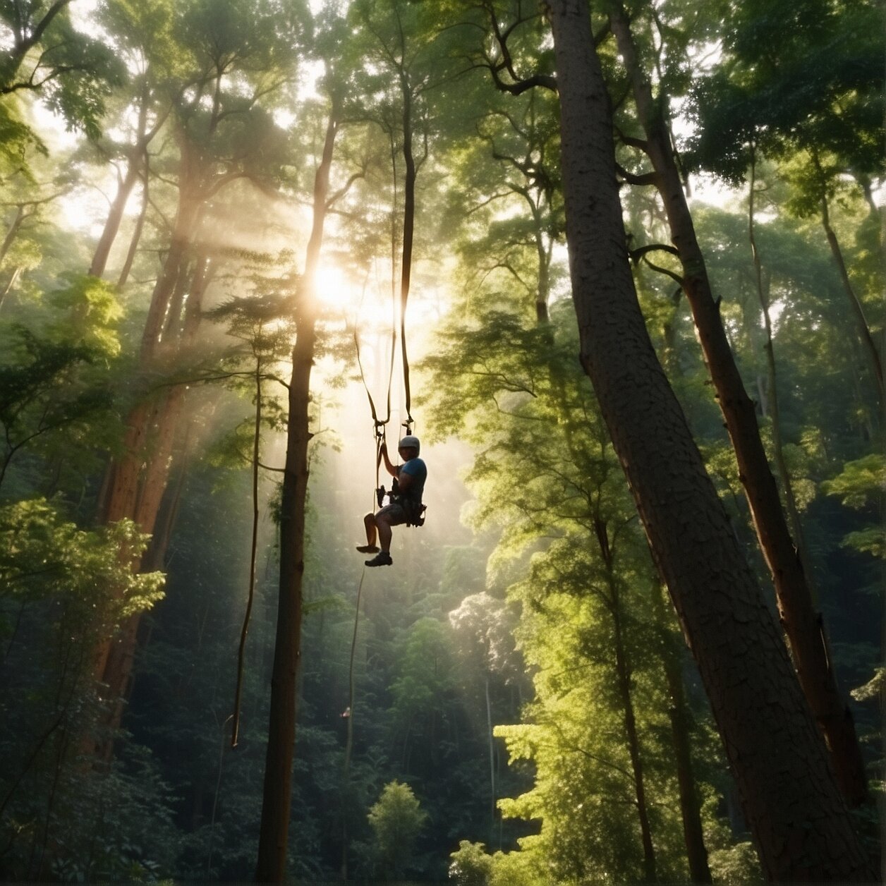 tree canopy ziplining costa rica forest