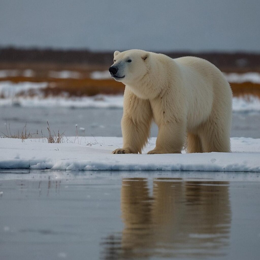 observing polar bears in the arctic