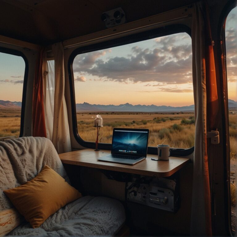 road tripping and remote work