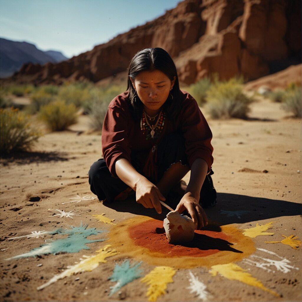 secrets of navajo sandpainting
