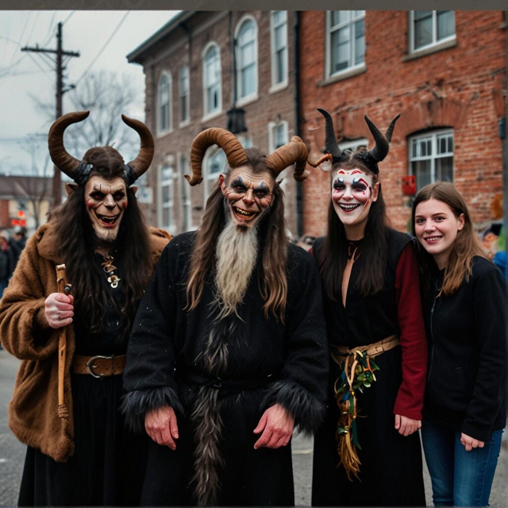 unveiling austria krampus parade christmas celebration